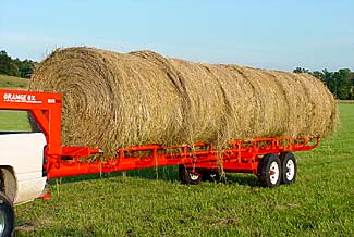 Orange Ox - Orange Ox Self Un-loading Hay Trailers - Hauling